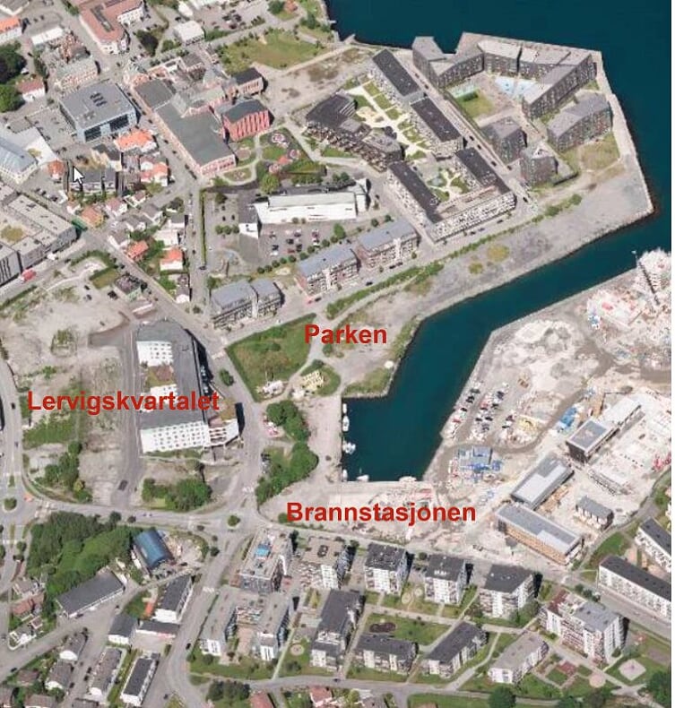 Det blir veldig trangt når alt det ikke er satt av tomter til tidligere nå skal inn i Lervig. Det fører blant annet til at uteområdet i Lervigskvartalet er langt under kommunens egen arealnorm, flerbrukshall og bydels(hus)funksjoner foreslås i kjelleren under skolegården, øking av byggevolum som forslag om høyere kontorbygg etc. Det er mange som vil inn her. I et notat nevnes interesse fra PPT, Flyktningeseksjonen, Ressurssenter styrket barnehagetilbud, EMBO, Fysio/Ergo, Metropolis (samlet ca. 8400 m2). Det presiseres at det ikke er tatt endelig beslutning om hvilke virksomheter som skal inn i Lervigskvartalet pr i dag. Hver kvadratmeter bruk inne og ute i begge planene blir viktige. Forventningene til den endelige planen er høye. Beboere og andre interesserte har nå igjen en sjanse til å påvirke hvordan den endelige løsningen skal bli for brannstasjonen og for hele Lervigskvartalet.
