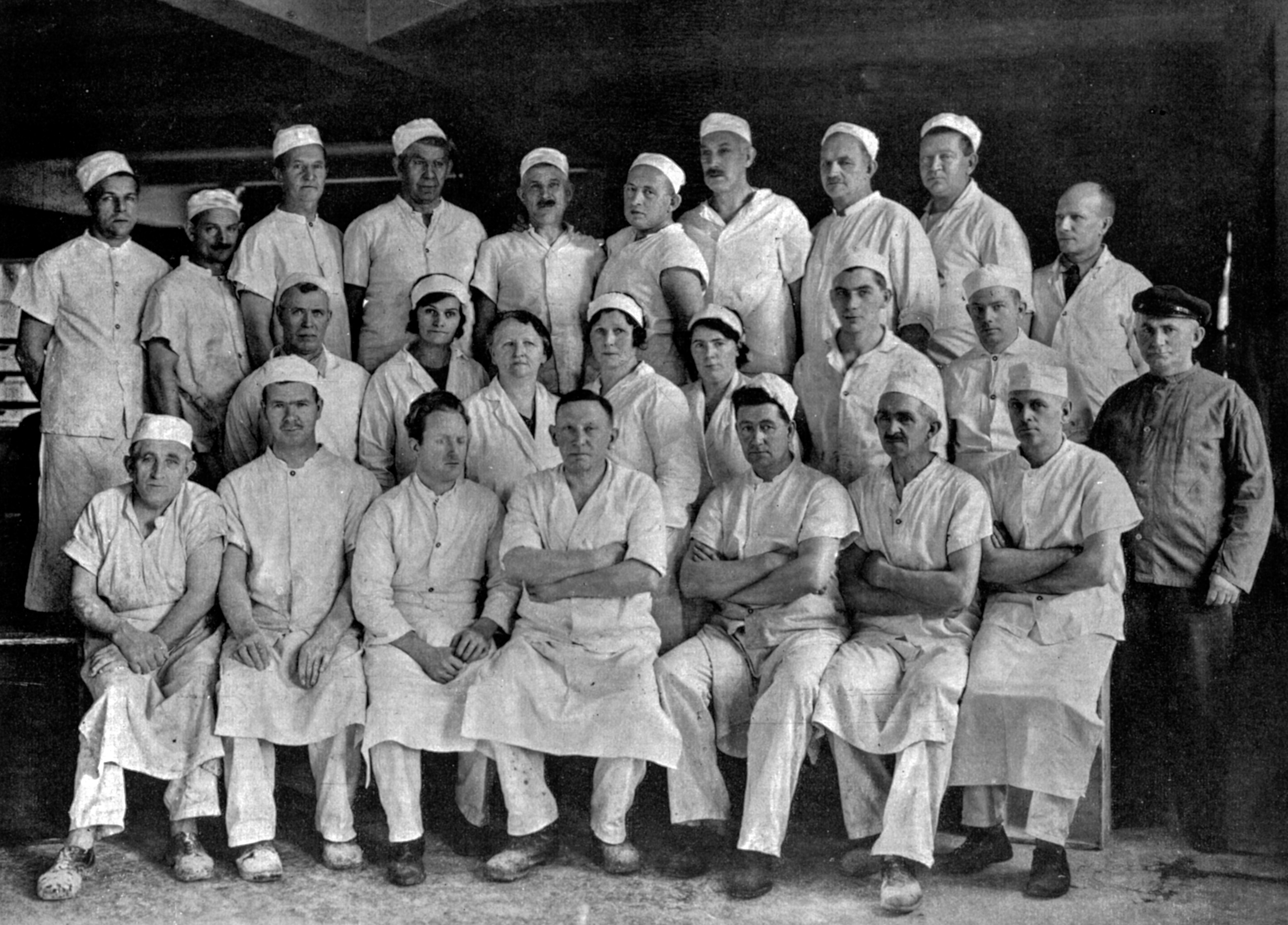 Brødfabrikkens personale 1936.
