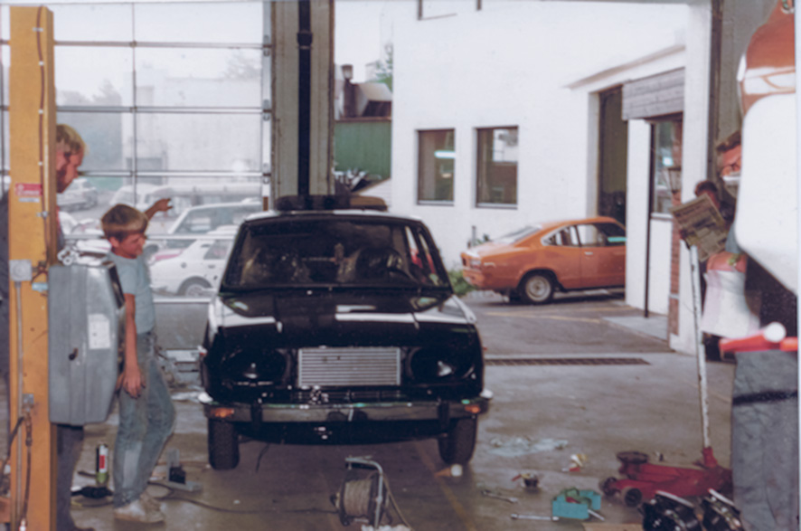 Tronn som 10-åring tilbrakte mye tid på farens verksted.