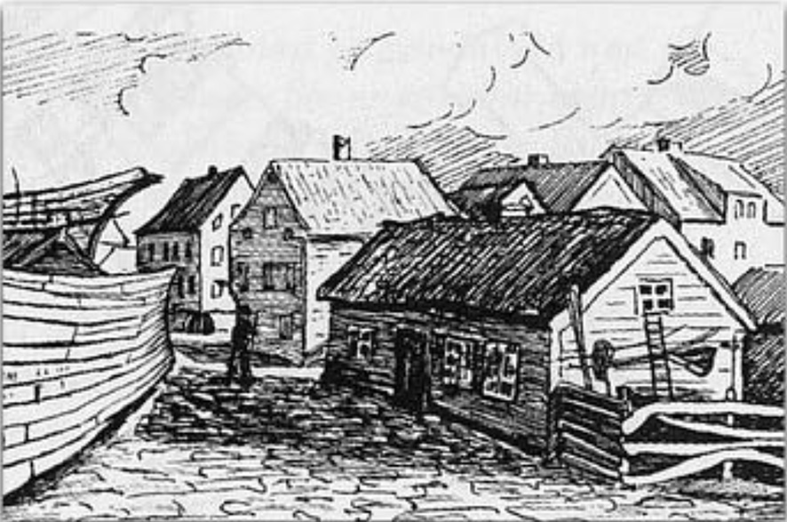 Wathne-huset. Tegner er ukjent..