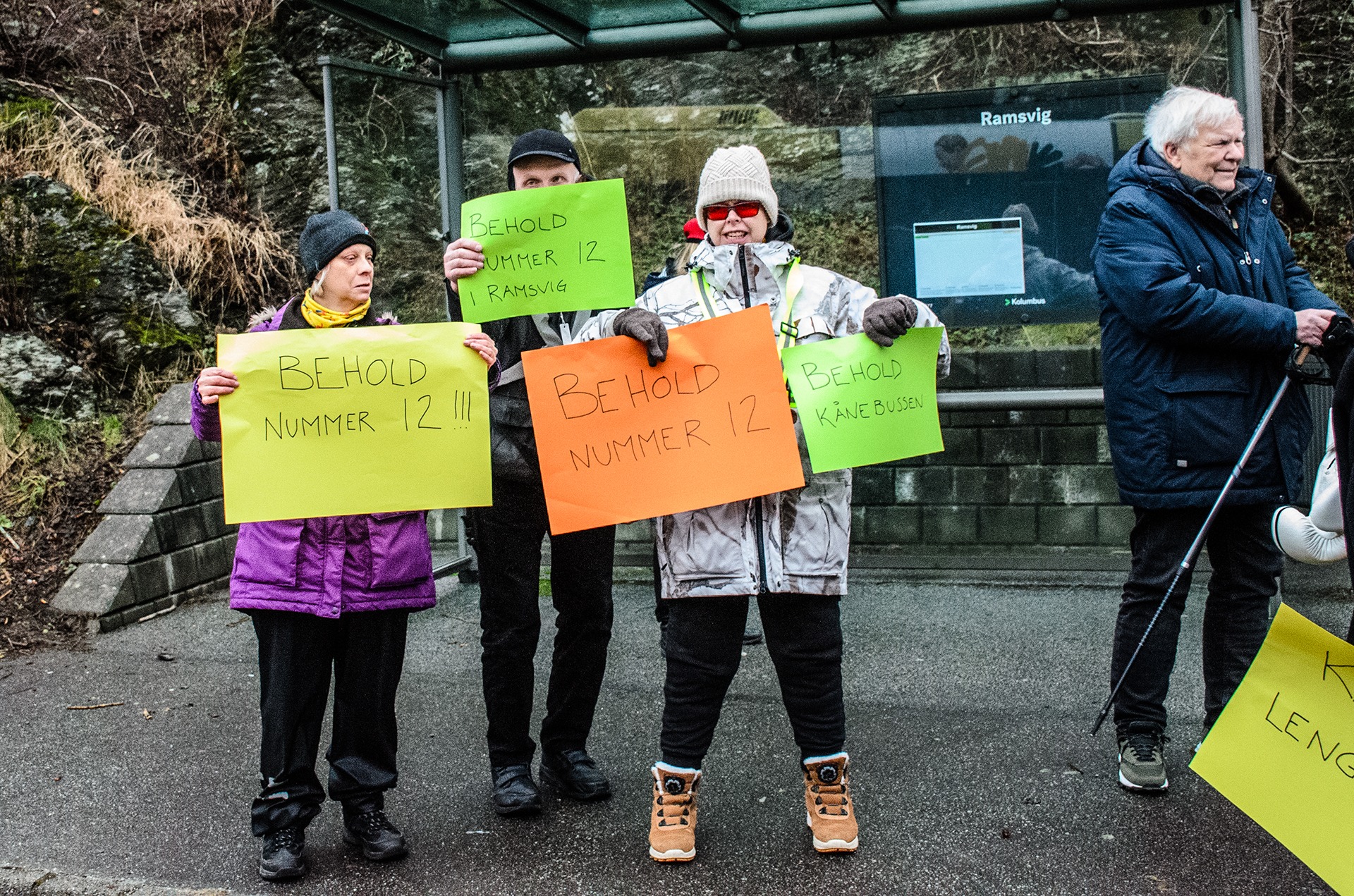 De vil gjerne beholde den eneste bussen som går til Ramsvig.