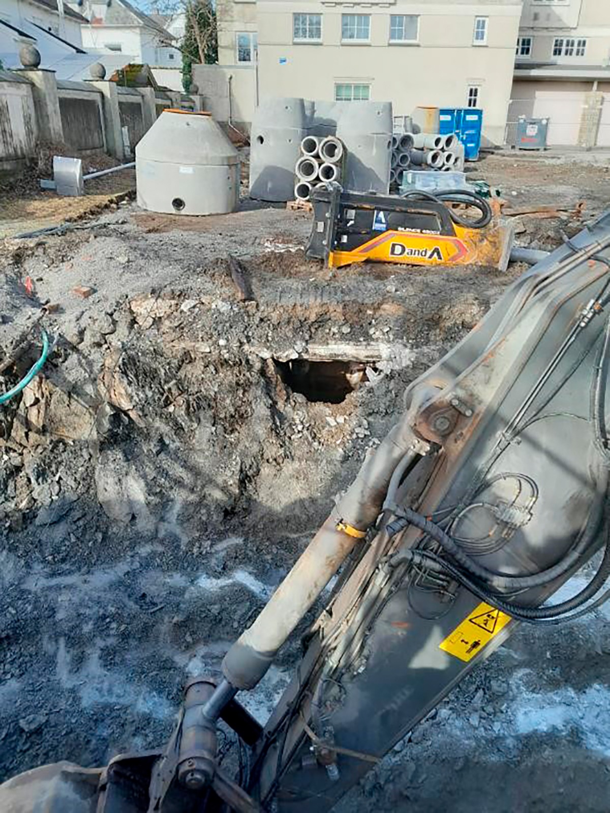 Fra tunnelåpning. Foto Jarle Magnar Vikingstad