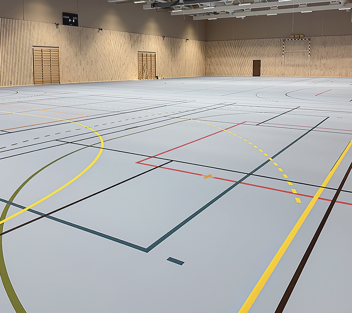 Den nye hallen er merket for variert bruk. Foto Stavanger kommune